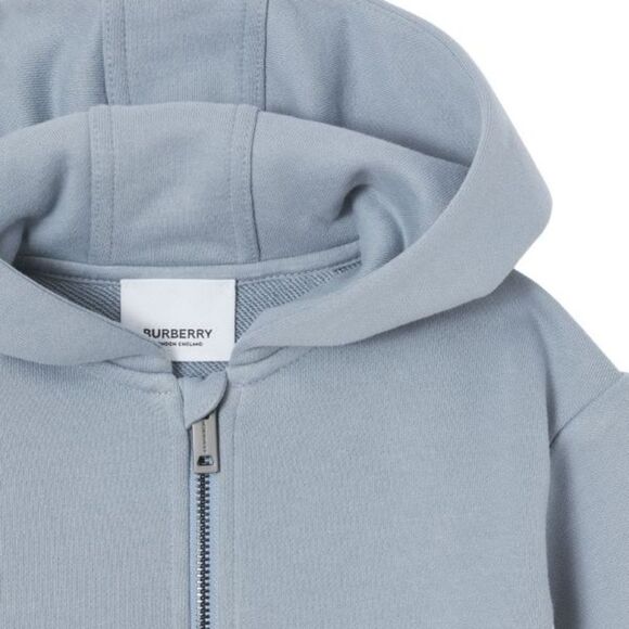 Brand new with tag Burberry Baby Check Trim Zip Up Hoodie unisex size 18 months - Picture 4 of 11